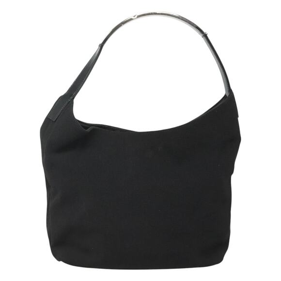 GUCCI Shoulder Bag Nylon Metal Black Silver 001 001 - Picture 2 of 16